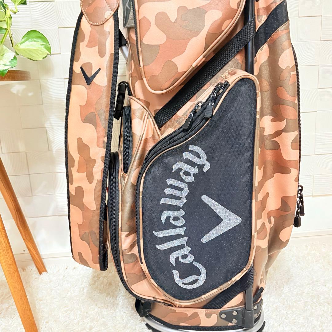 キャロウェイ◎おしゃれ軽量ミリタリー柄キャディバッグ