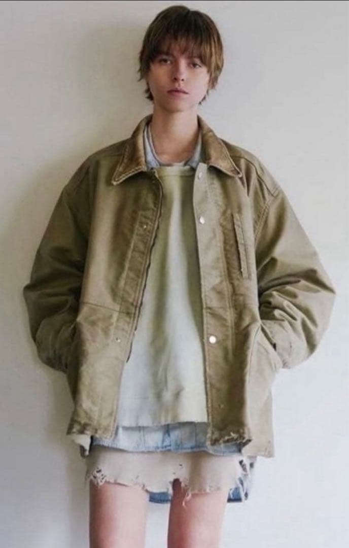 25AW ANCELLM MOLESKIN WORK JACKET カバーオール