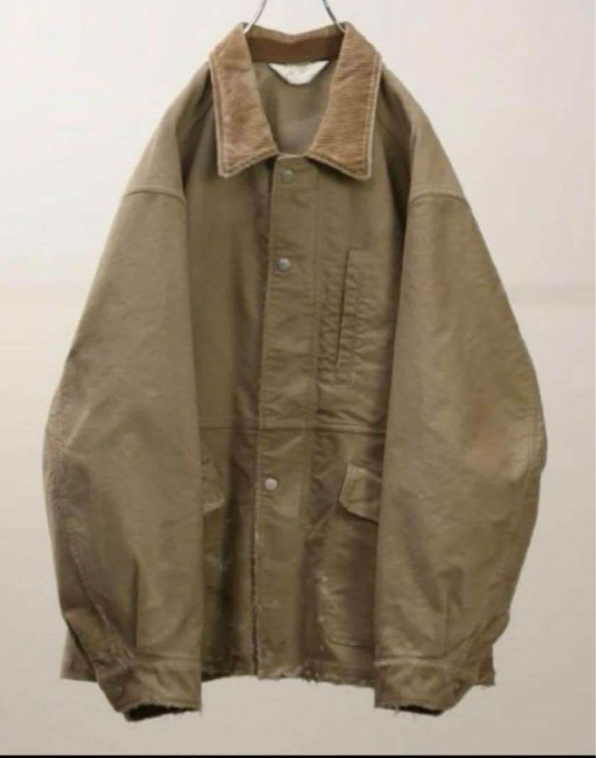 25AW ANCELLM MOLESKIN WORK JACKET カバーオール