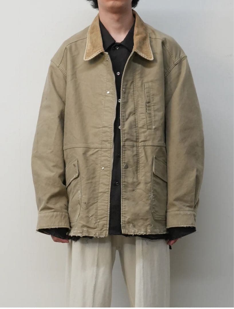 25AW ANCELLM MOLESKIN WORK JACKET カバーオール