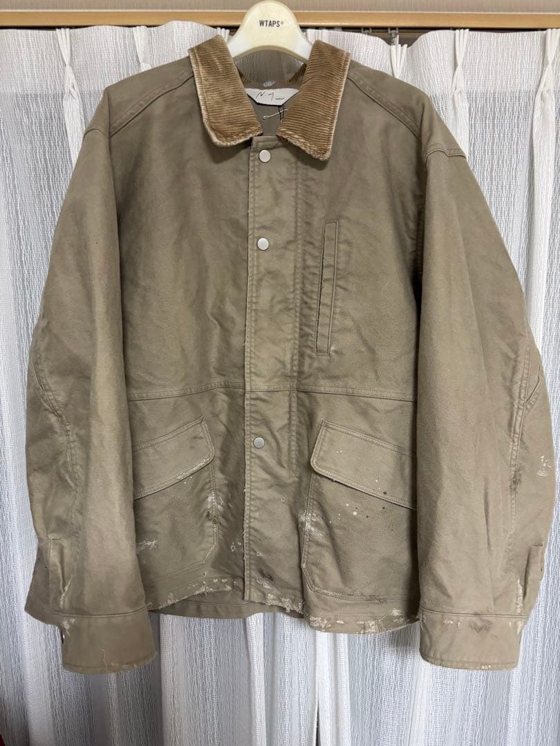 25AW ANCELLM MOLESKIN WORK JACKET カバーオール