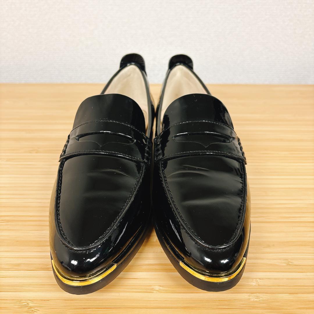 【試着程度】COLE HAAN コールハーン エナメル ローファー パテント