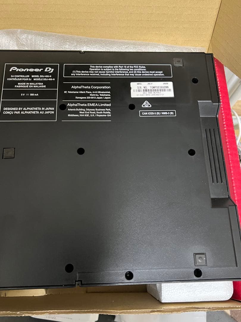 即発送 Pioneer DDJ-400-N 外箱付き　動作確認済み