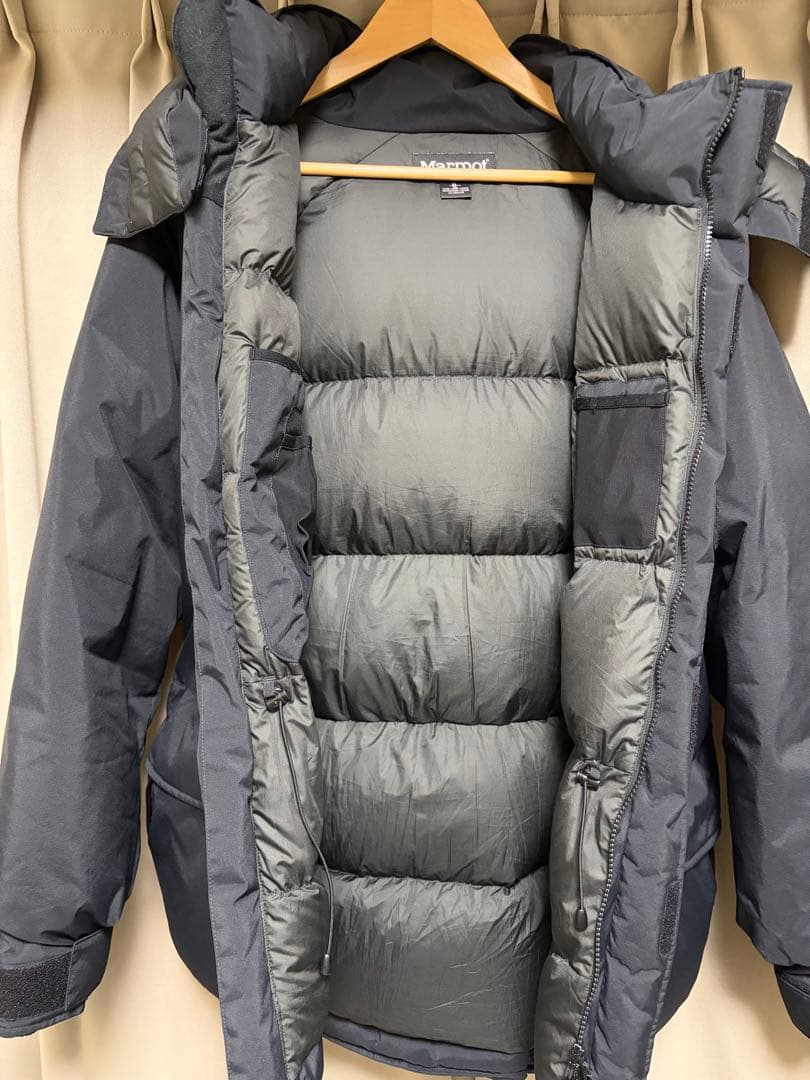【Hope】Marmot マーモット ダウンジャケット ブラック XL