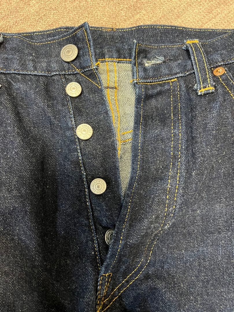 バレンシア工場　555 501XX 1955年モデル　濃紺