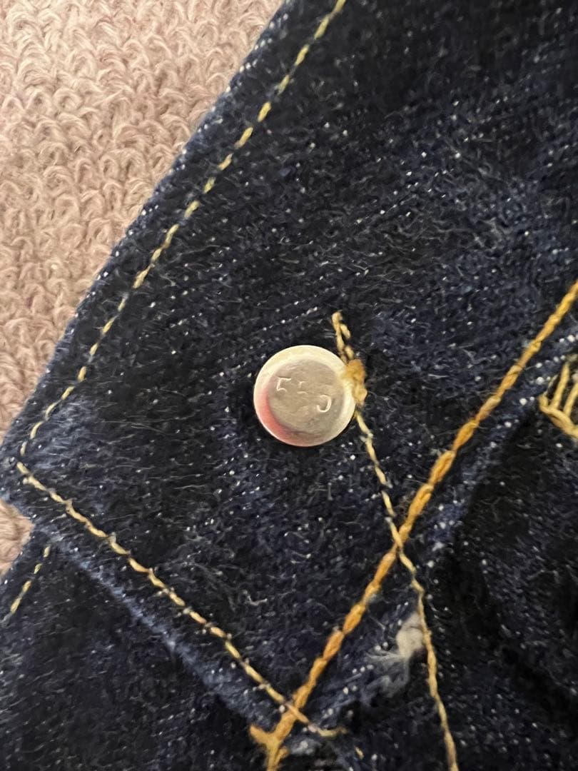 バレンシア工場　555 501XX 1955年モデル　濃紺