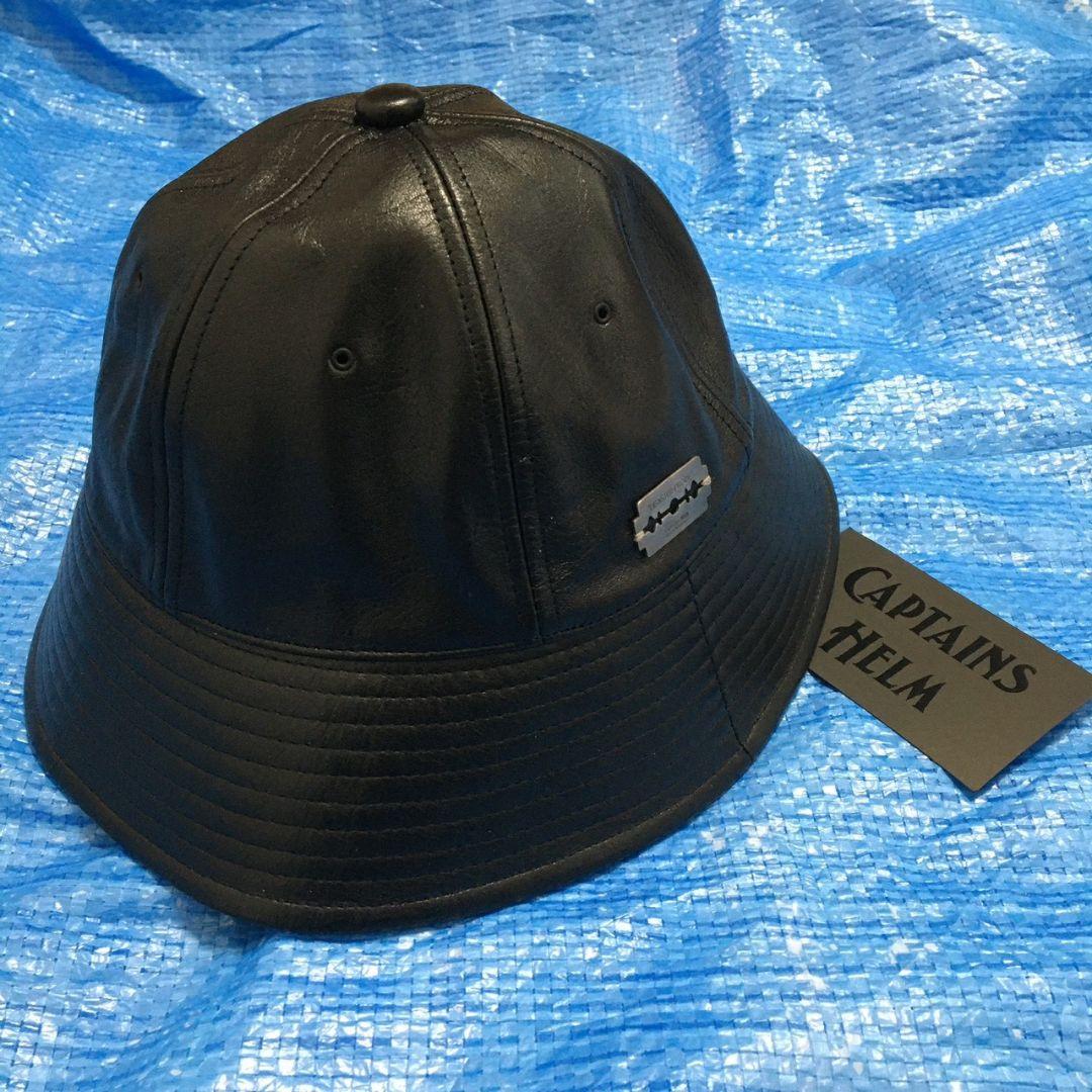 SOLARIS&Co レザーハット 　ブラック