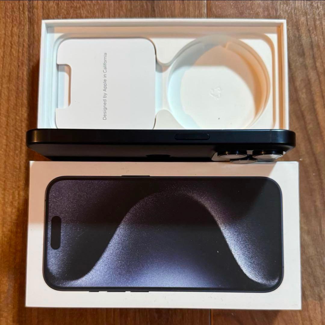 【ほぼ新品】iPhone15 Pro 128GB ブルーチタニウム SIMフリー