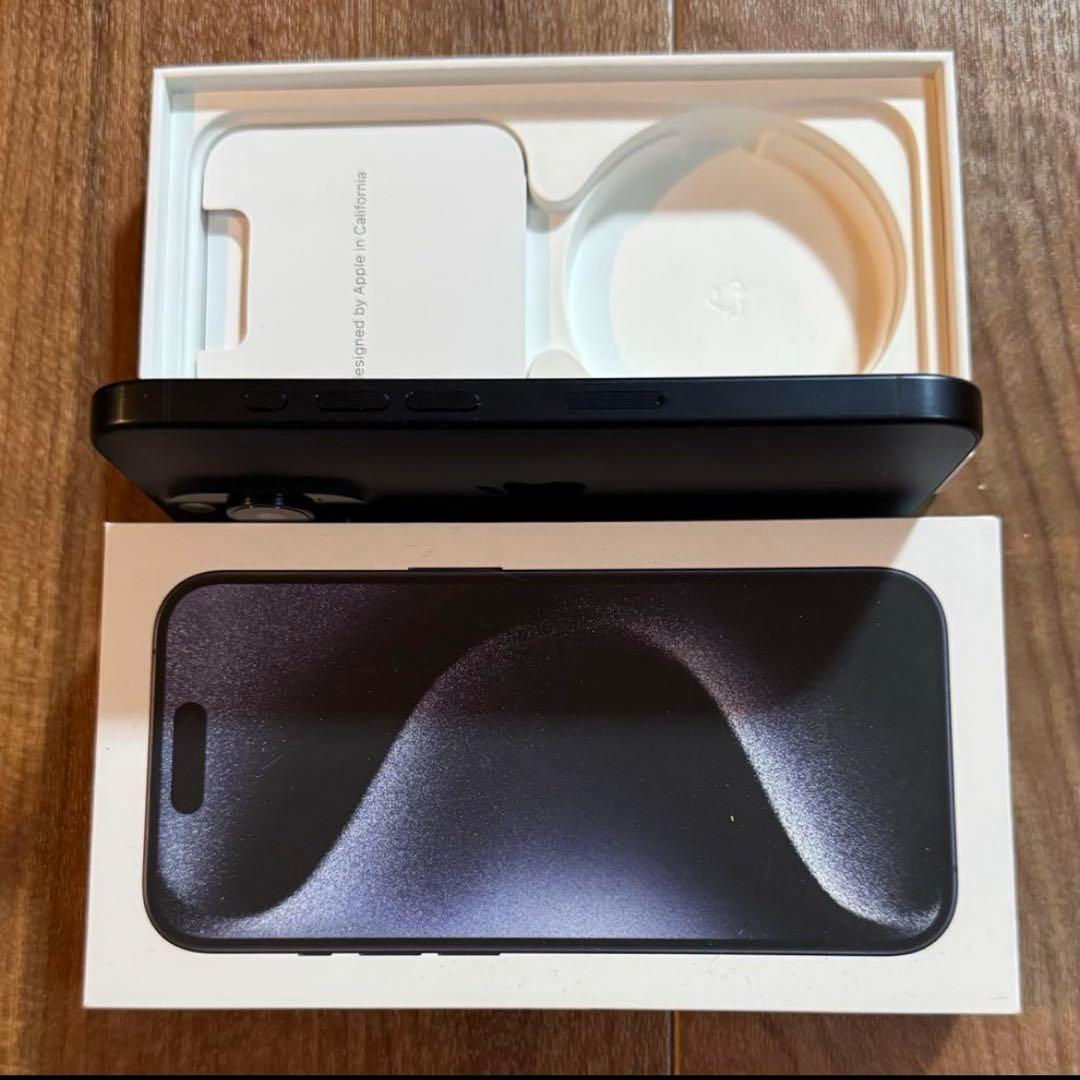 【ほぼ新品】iPhone15 Pro 128GB ブルーチタニウム SIMフリー