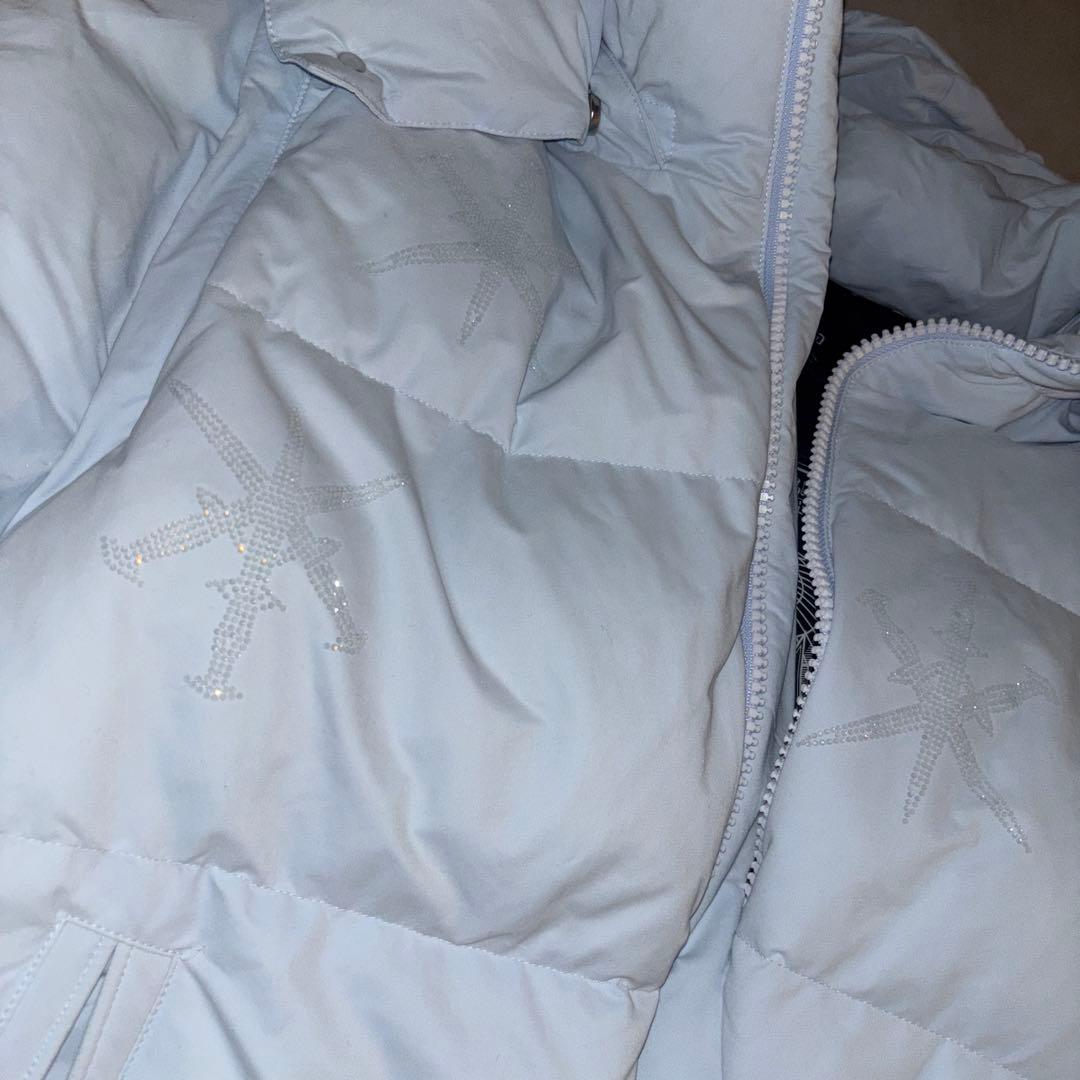 UNKNOWN LONDON ダウンジャケット ストーン付き