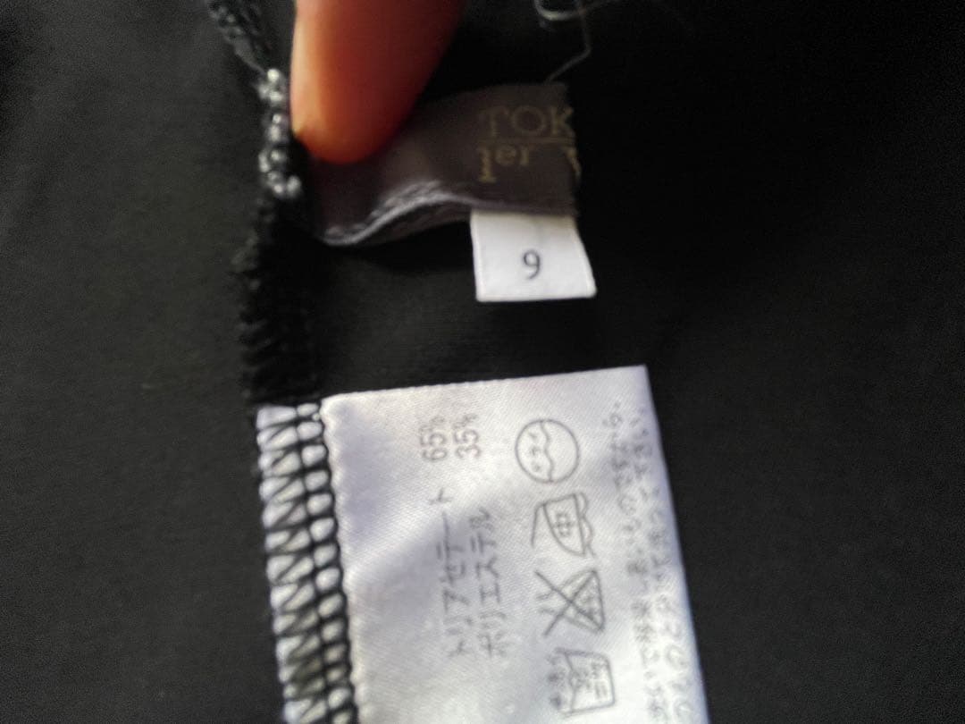 トクコプルミエブォル花柄アシンメトリックチュニック（五分袖）