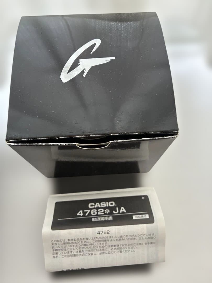 G-SHOCK CASIO 4762 シルバー/ブラック希少価値　製造終了