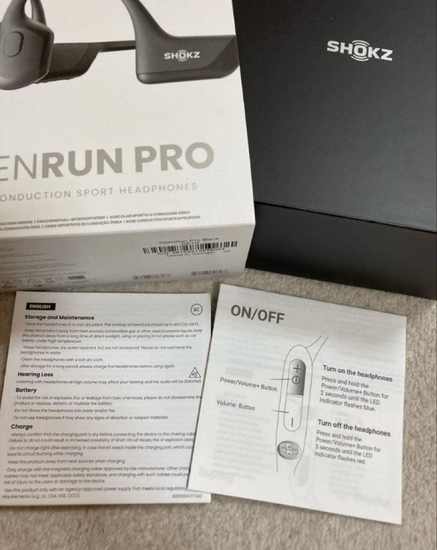 OPENRUN PRO 骨伝導イヤホン