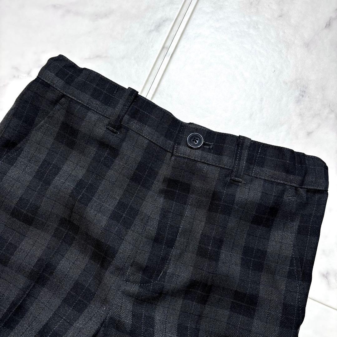 極美品✨ビームスデザイン キッズフォーマル 4点セット グレー×チェック 110