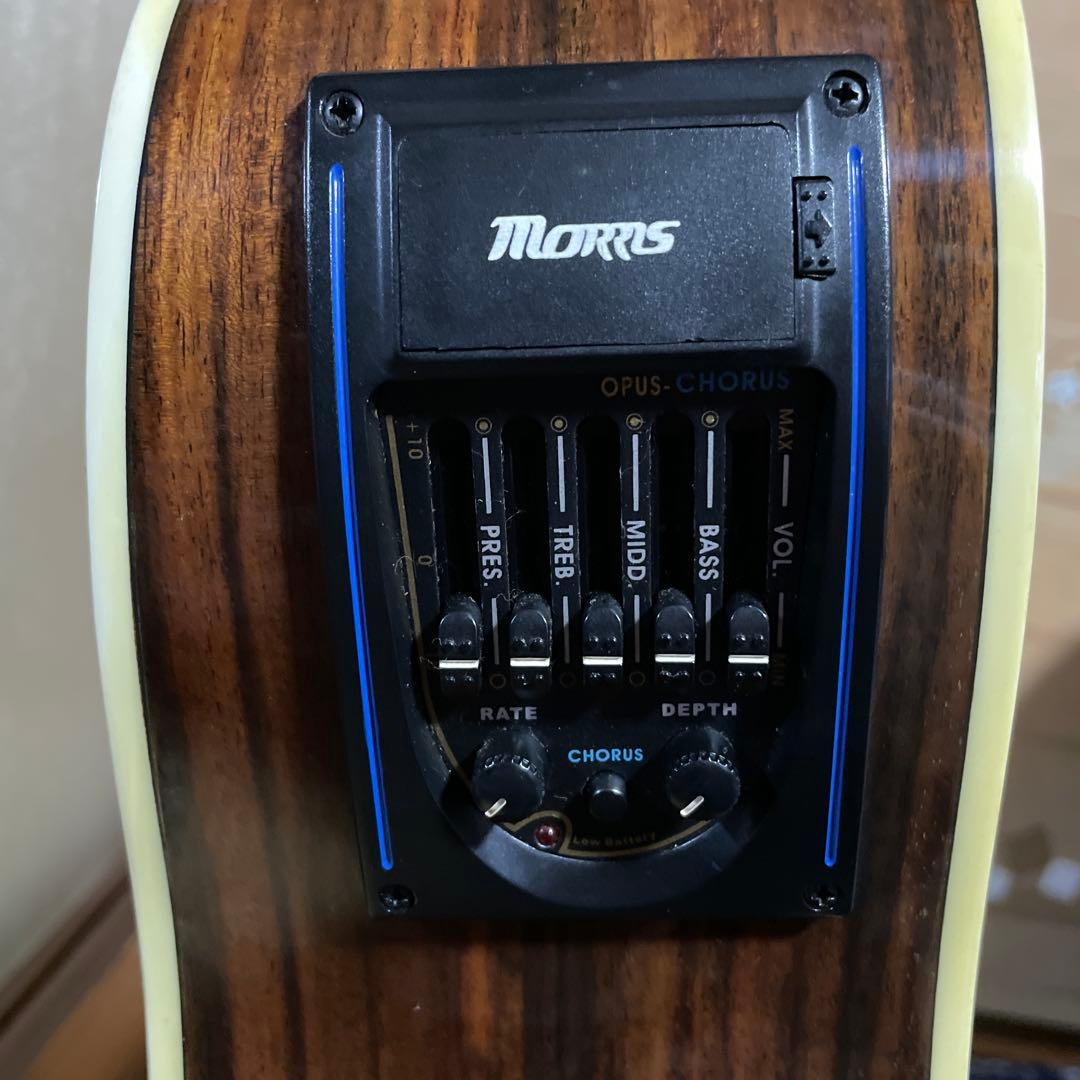 モーリス S-20TS 生産終了品 ソフトケース弦+カポ+ピック２枚付き