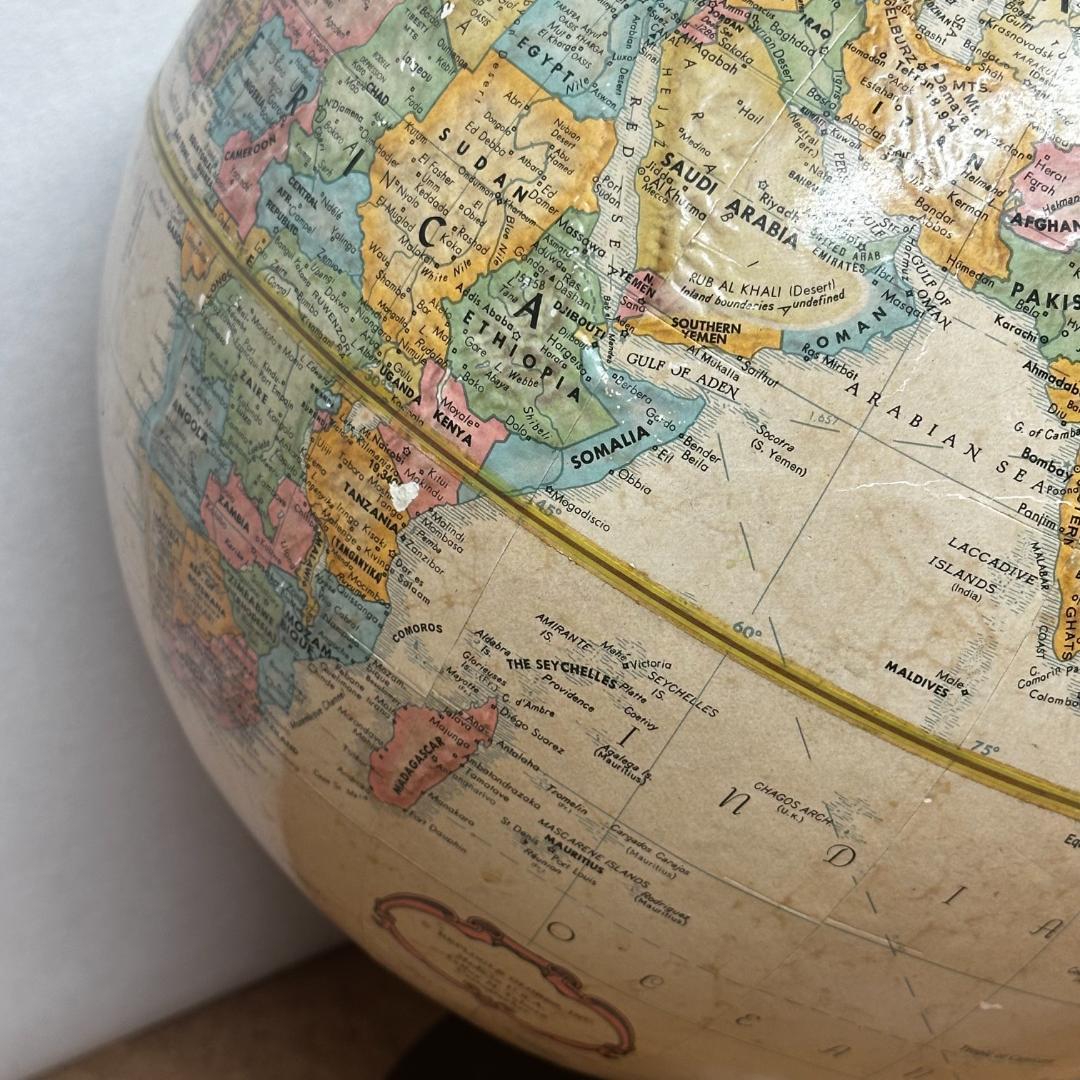 アメリカ製 ヴィンテージ地球儀 REPLOGLE GLOBES