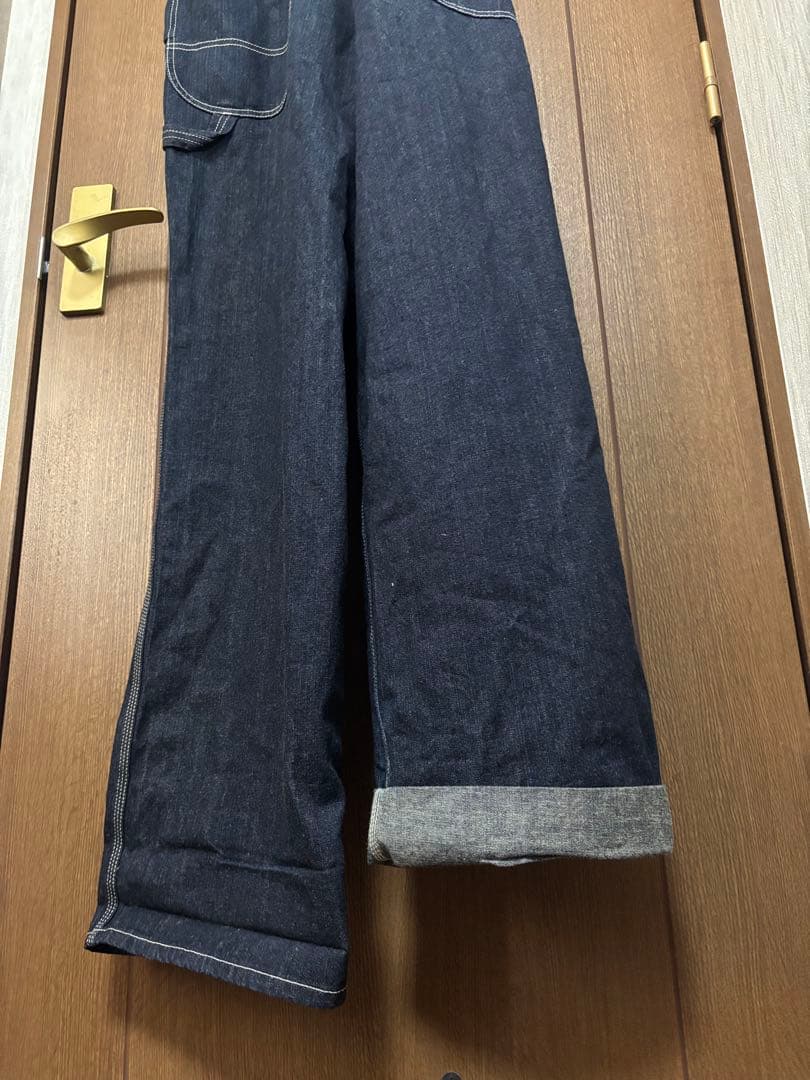Lee ダークデニム オーバーオール　W34