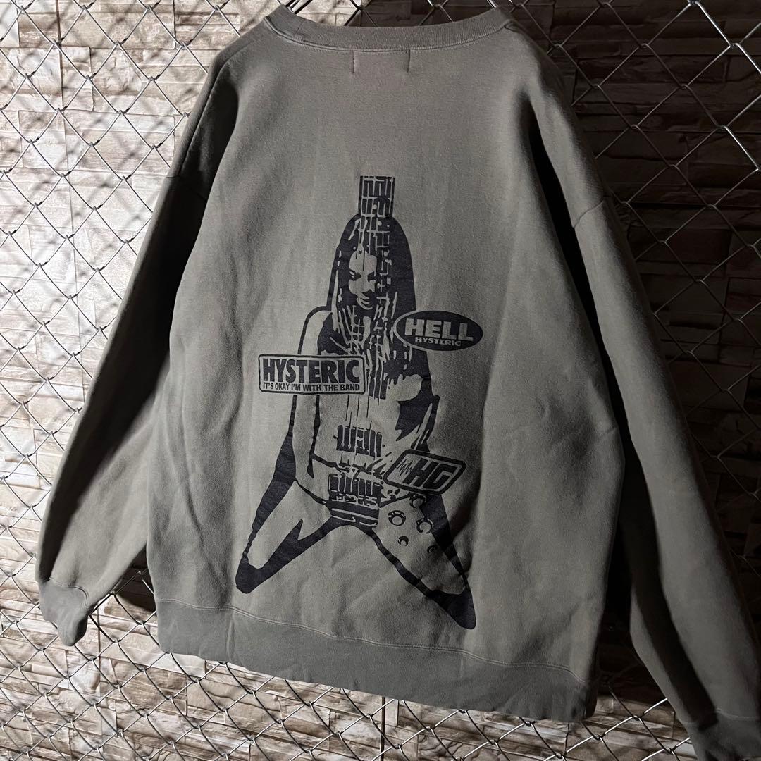 【最終値下け】　HYSTERICGLAMOUR ギターガール スウェット　XL