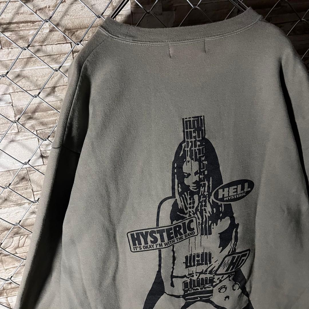 【最終値下け】　HYSTERICGLAMOUR ギターガール スウェット　XL