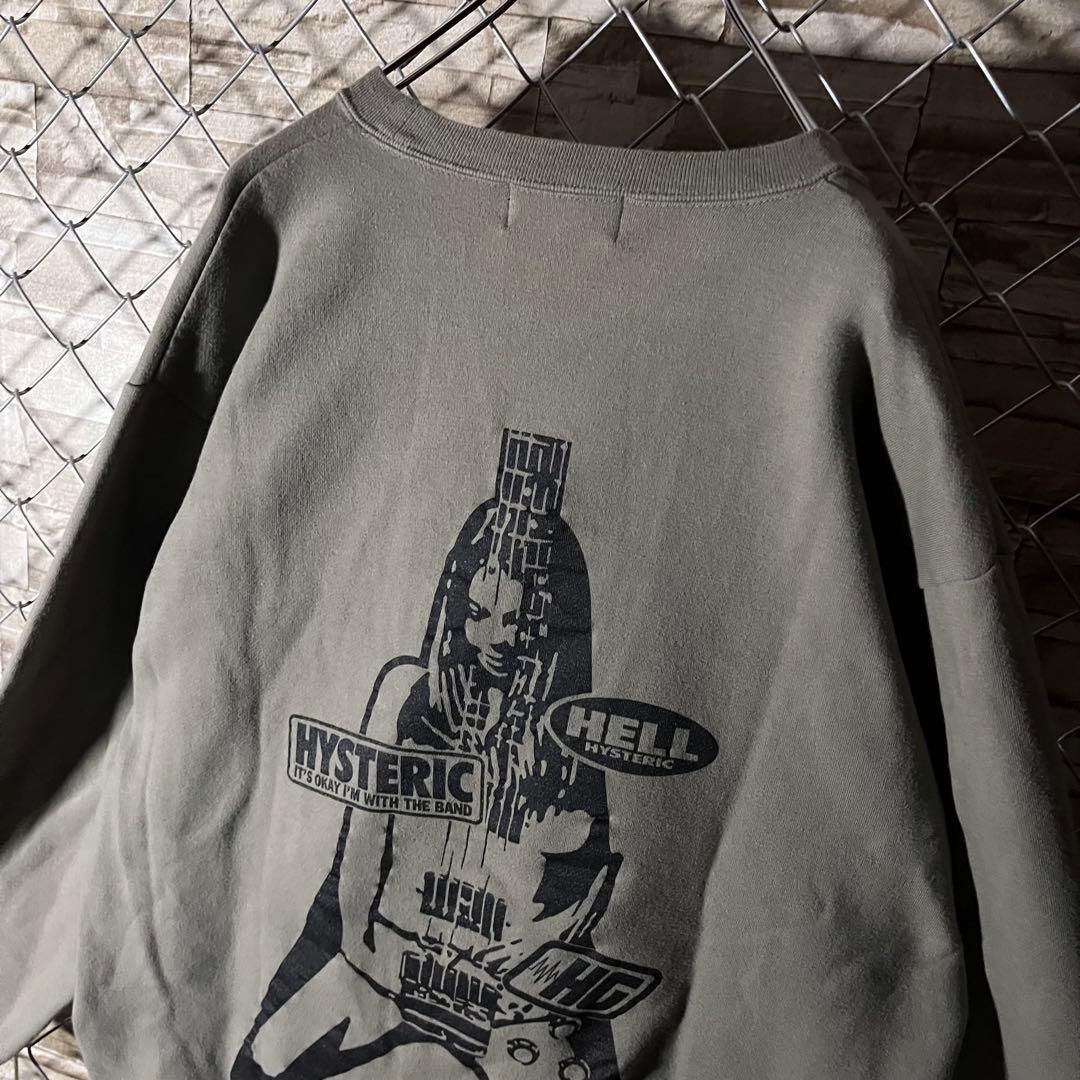【最終値下け】　HYSTERICGLAMOUR ギターガール スウェット　XL