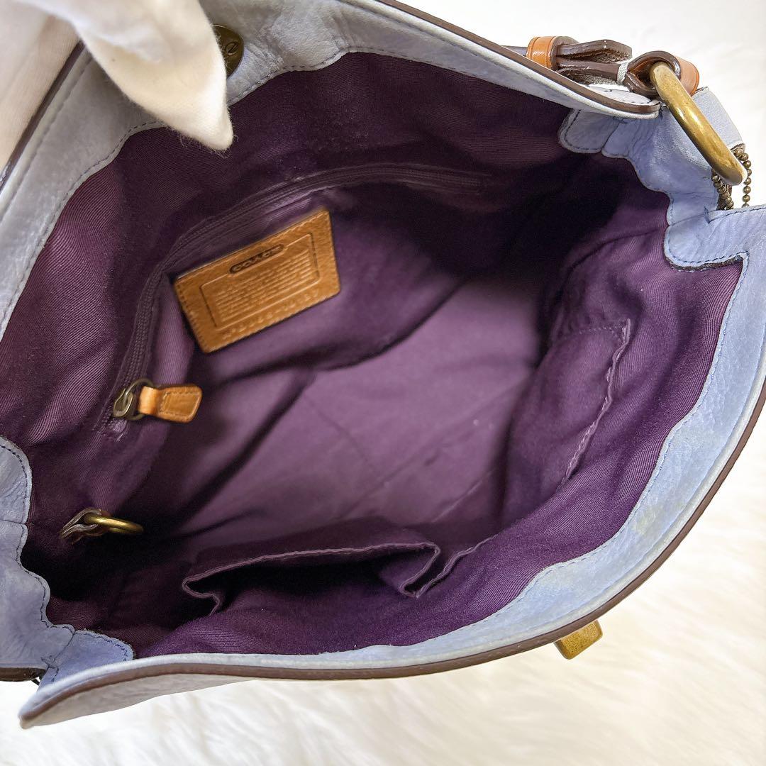 バッグ coach shoulderbag turnlock vintage