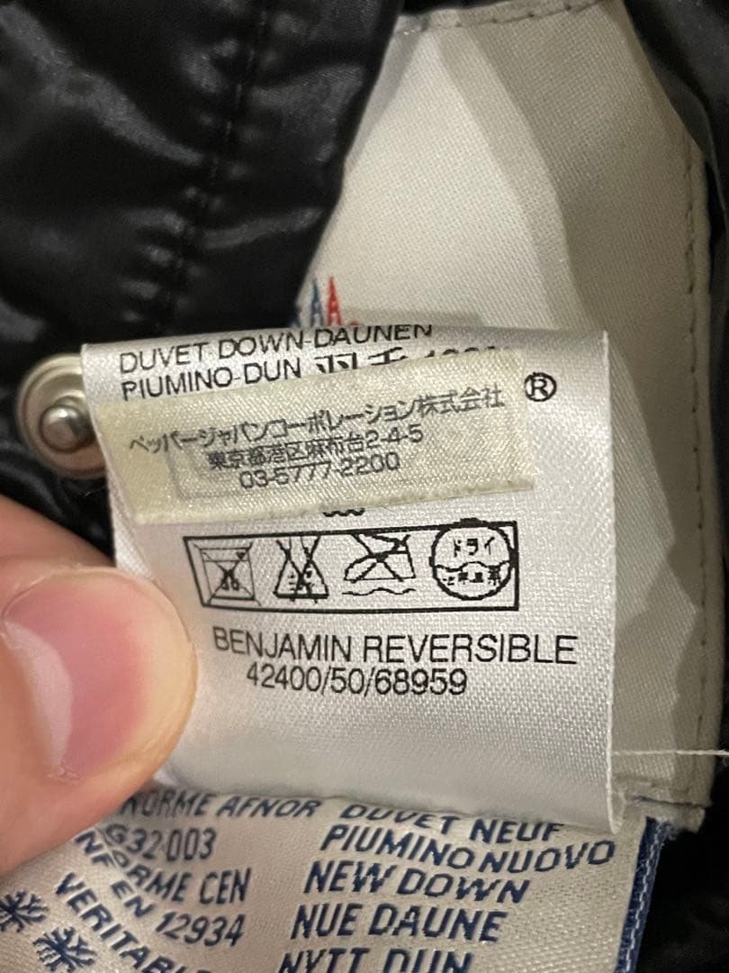 【希少リバーシブル】MONCLER BENJAMIN ダウンジャケット 1