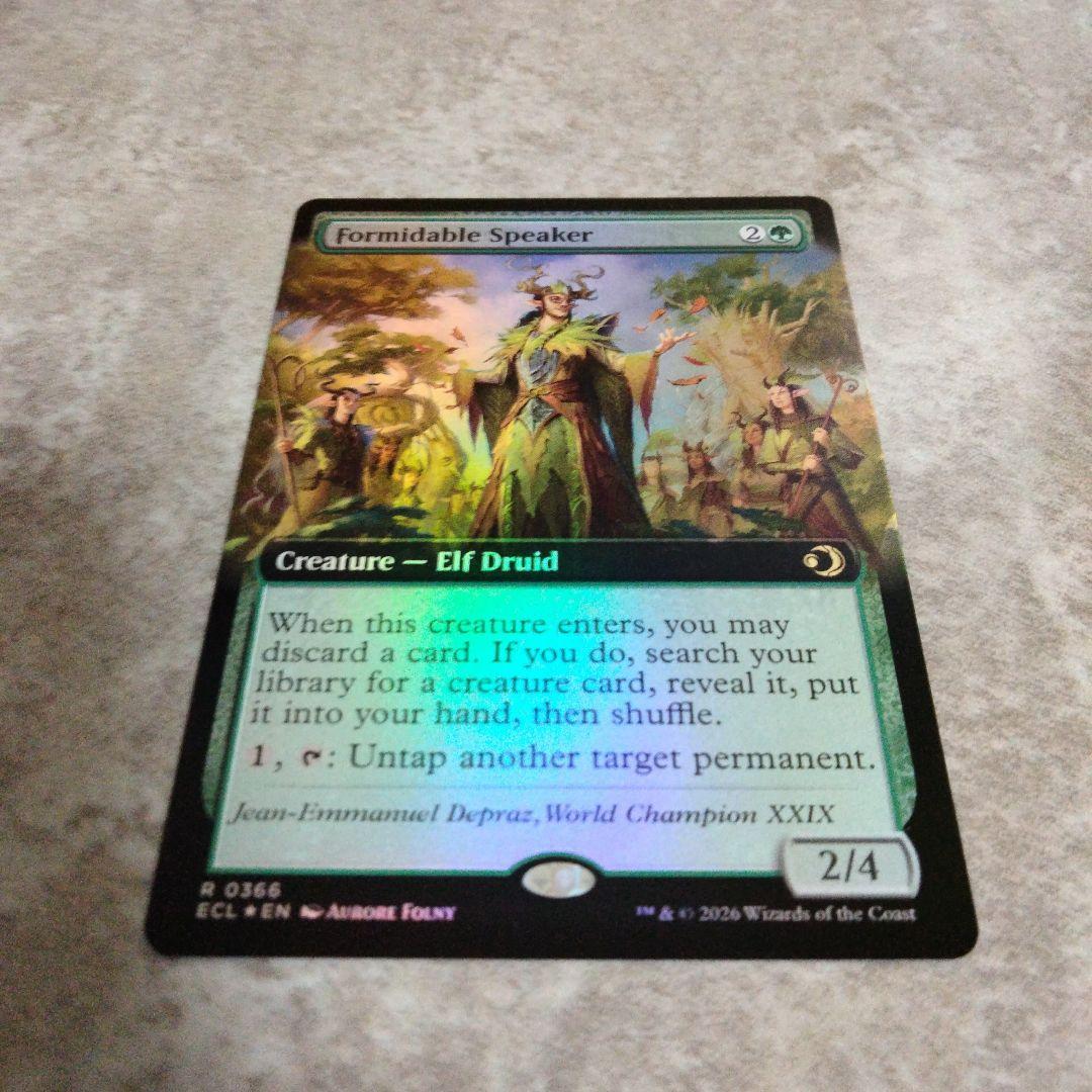 MTG　英語版foil　並外れた語り部