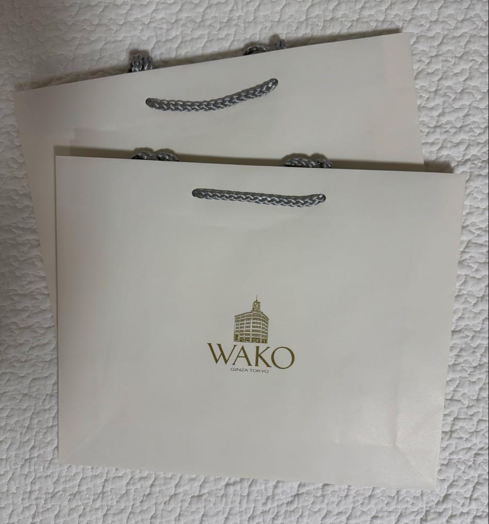 和光限定 フェイラーWAKO TREE ハンカチ（ブラック1枚・グリーン1枚）