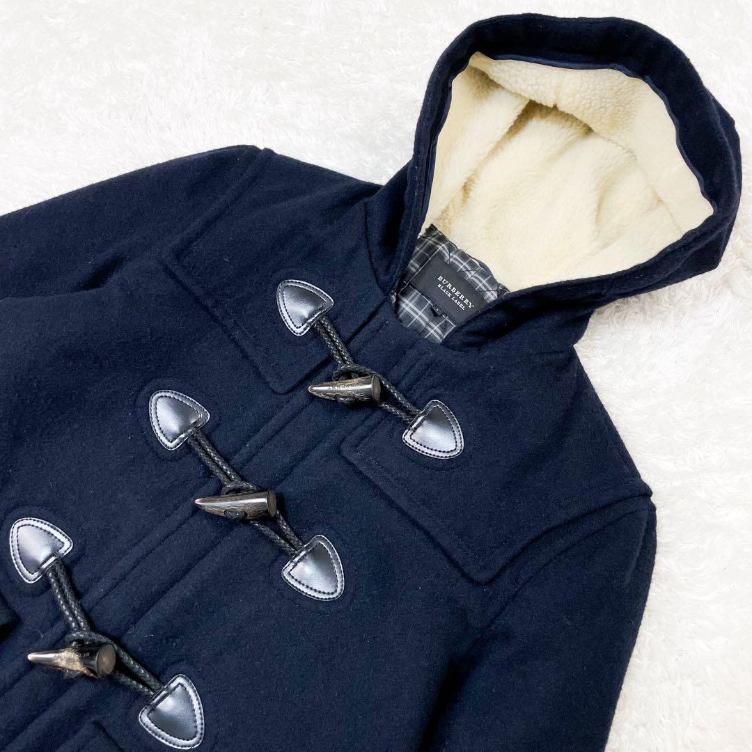 極美品 バーバリーブラックレーベル ダッフルコート ジャケット キルティング L