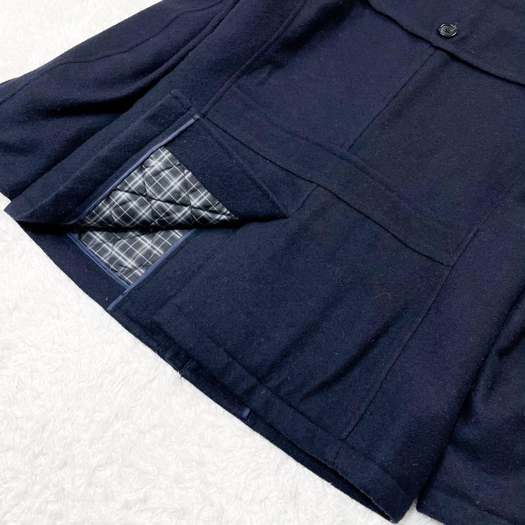 極美品 バーバリーブラックレーベル ダッフルコート ジャケット キルティング L