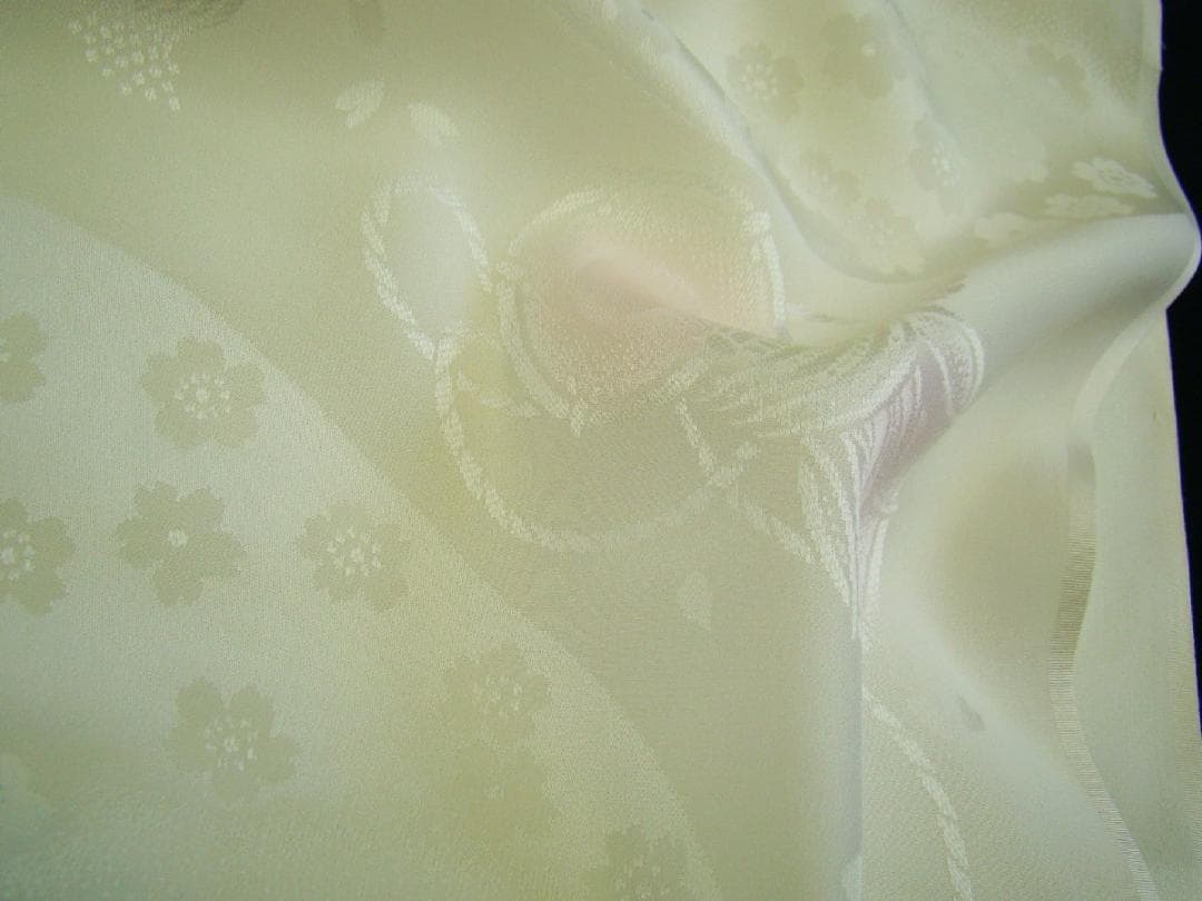 新品 裄70cm 迄 高級 倫子地 長襦袢 反物 正絹 13.5ｍ Gｓ865