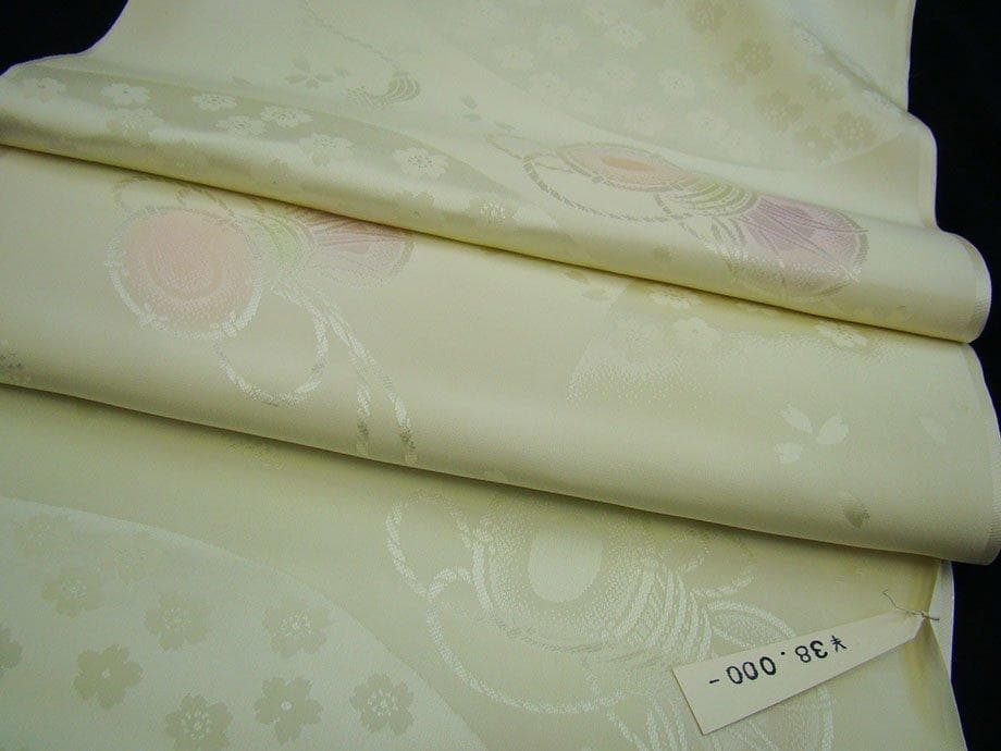 新品 裄70cm 迄 高級 倫子地 長襦袢 反物 正絹 13.5ｍ Gｓ865