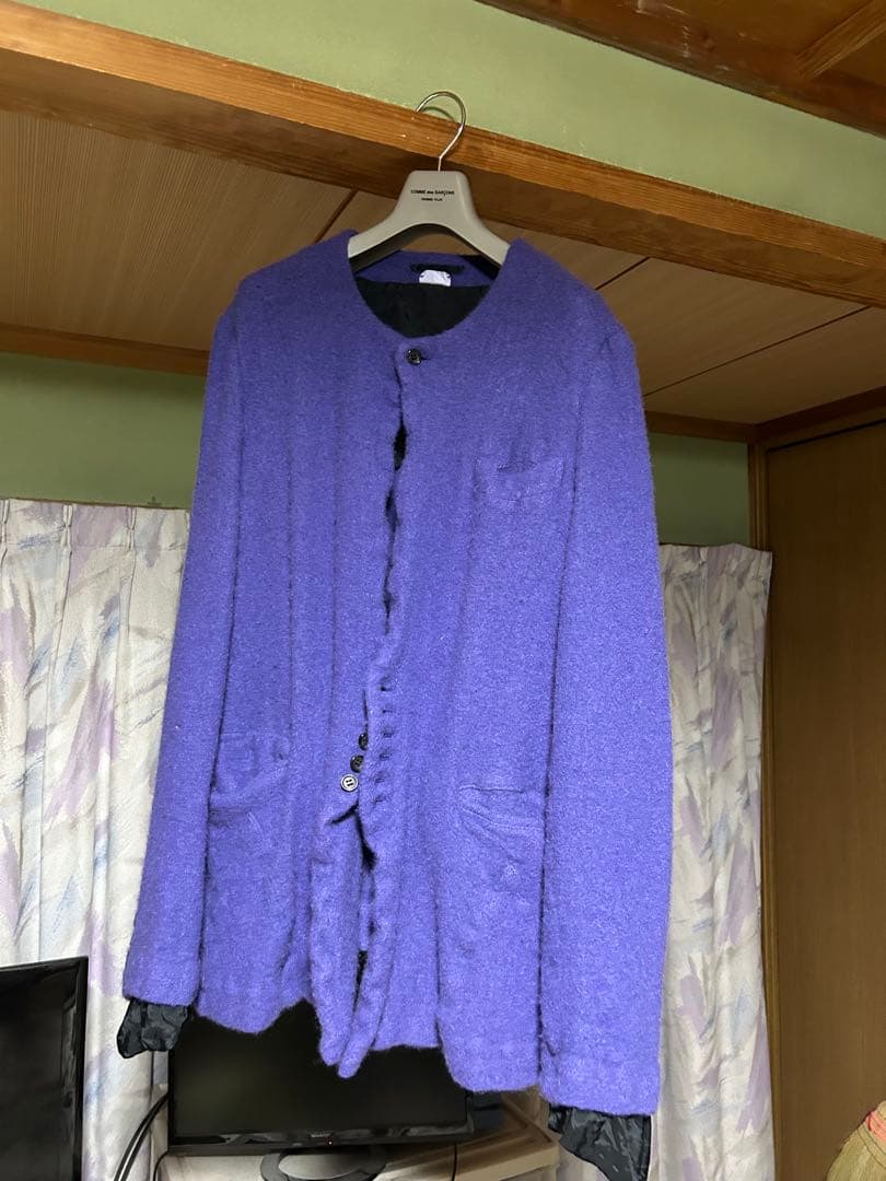 コムデギャルソンオムプリュス　22aw ノーカラージャケット