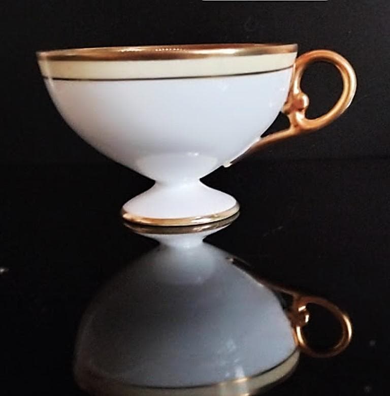 超豪華！オールドノリタケ金盛 湖畔の風景 カップ&ソーサ 1906年 初期マルキ