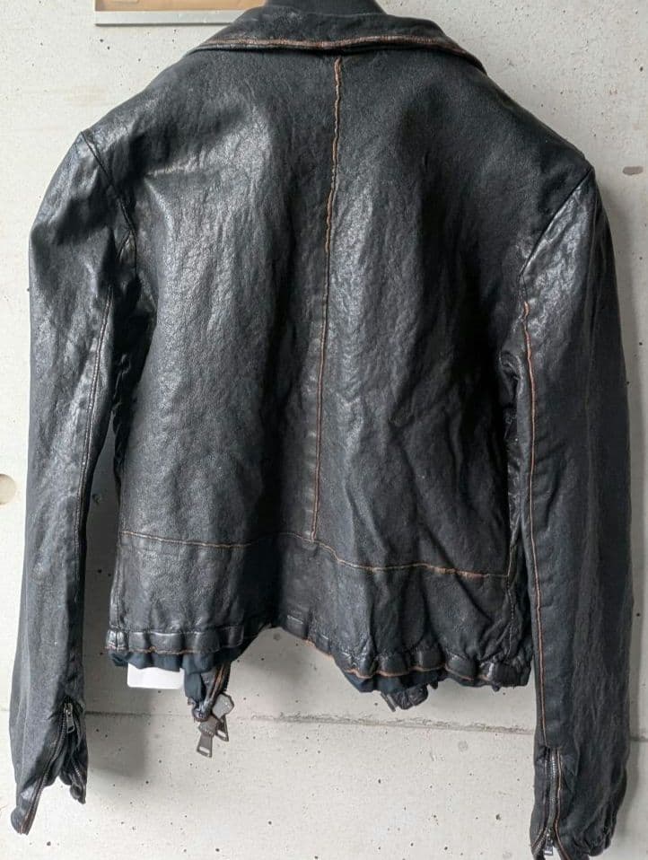 限定特価！Giorgio Brato 未使用 レザーライダースジャケット 42