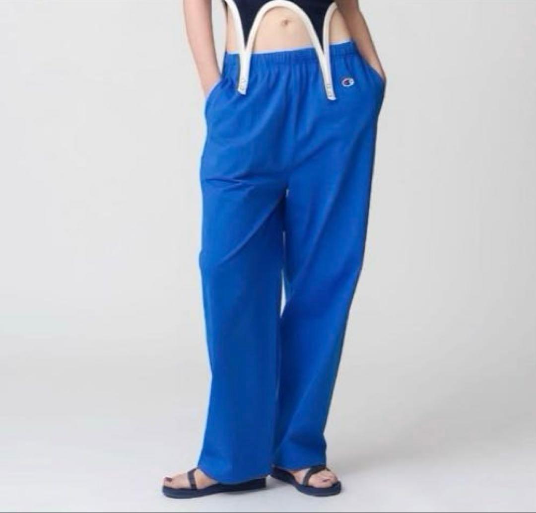 RHC 別注 Champion ジャージー パンツ ブルー S