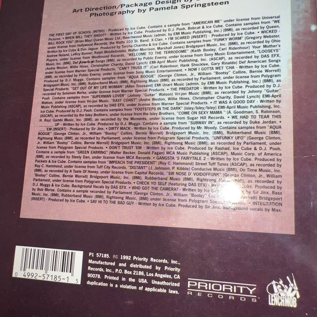 洋楽 Ice Cube The Predator LP US org