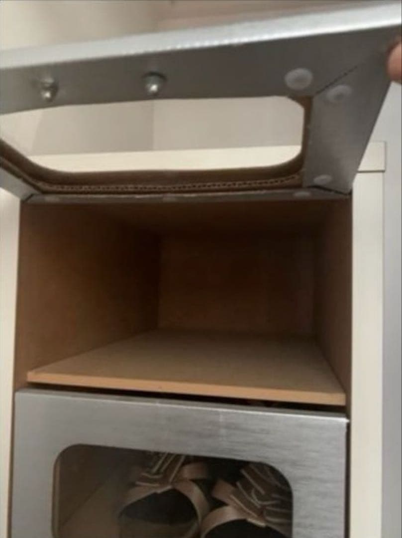 美品　縦型　靴収納棚　クリア窓付き 自家焙煎珈琲　有機栽培レモングラスティ等々付