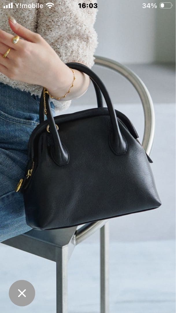 【gemeil】シェイプ2wayミニハンドバッグ