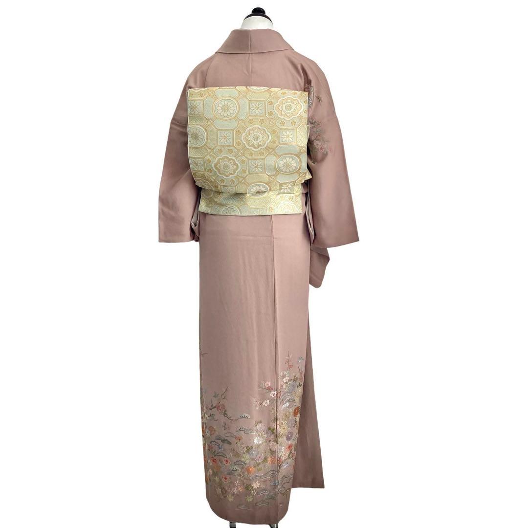 蘇州刺繍 訪問着 付下げ 正絹 着物 フルセット可 入学式　卒業式 礼装