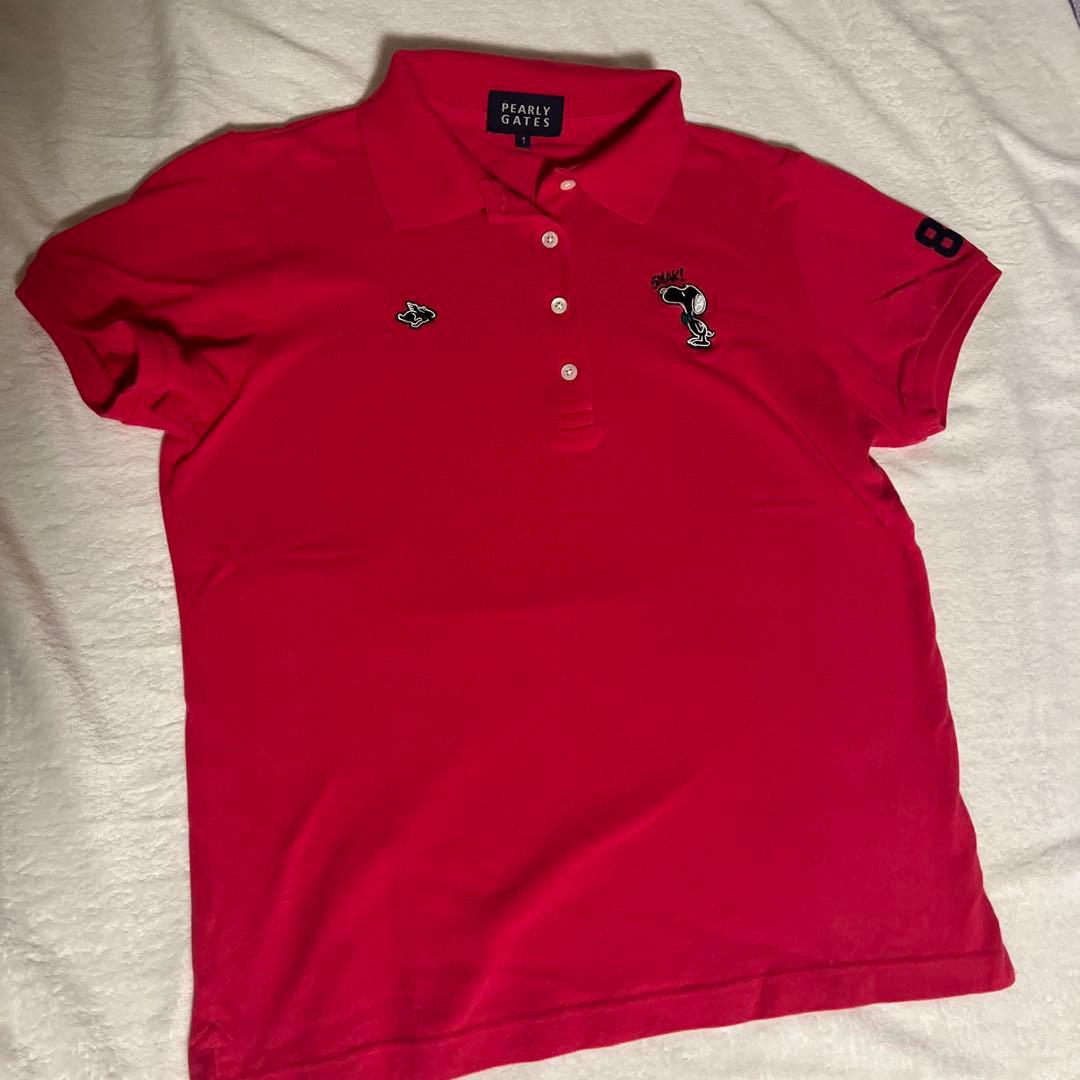 MEME【パーリゲイツ/スヌーピー】ポロシャツとパンツセット