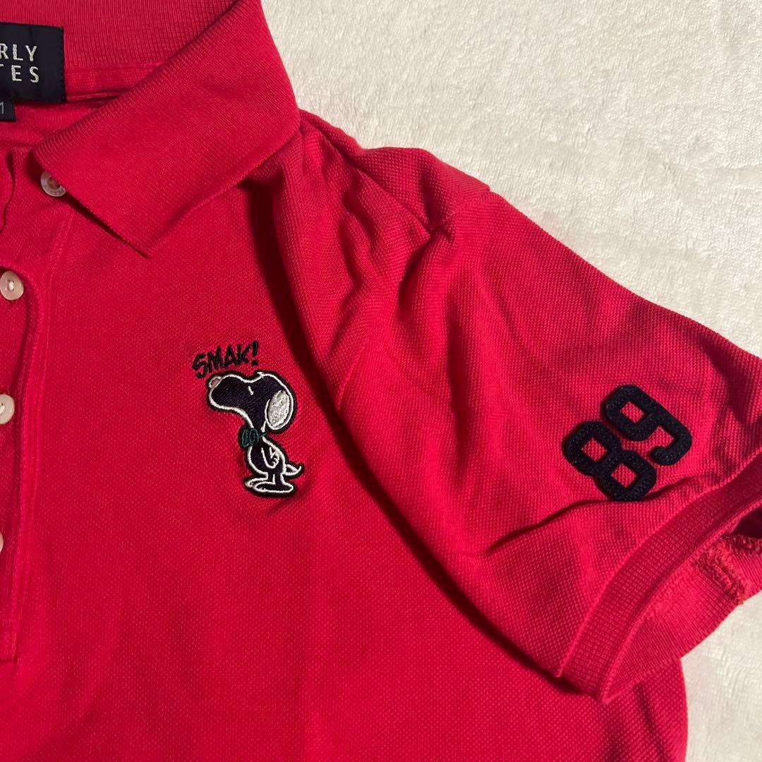 MEME【パーリゲイツ/スヌーピー】ポロシャツとパンツセット