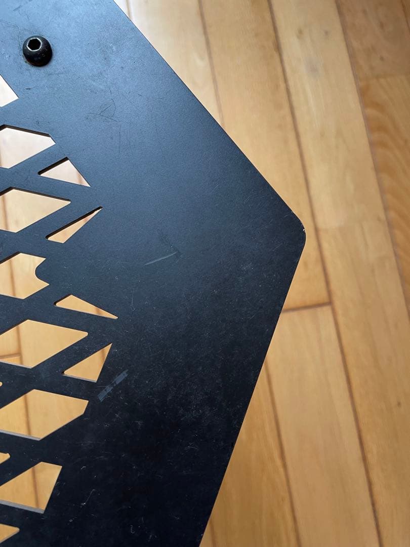 アナキャン ANCAM メタヘキテ L 脚長 六角形 アイアン テーブル