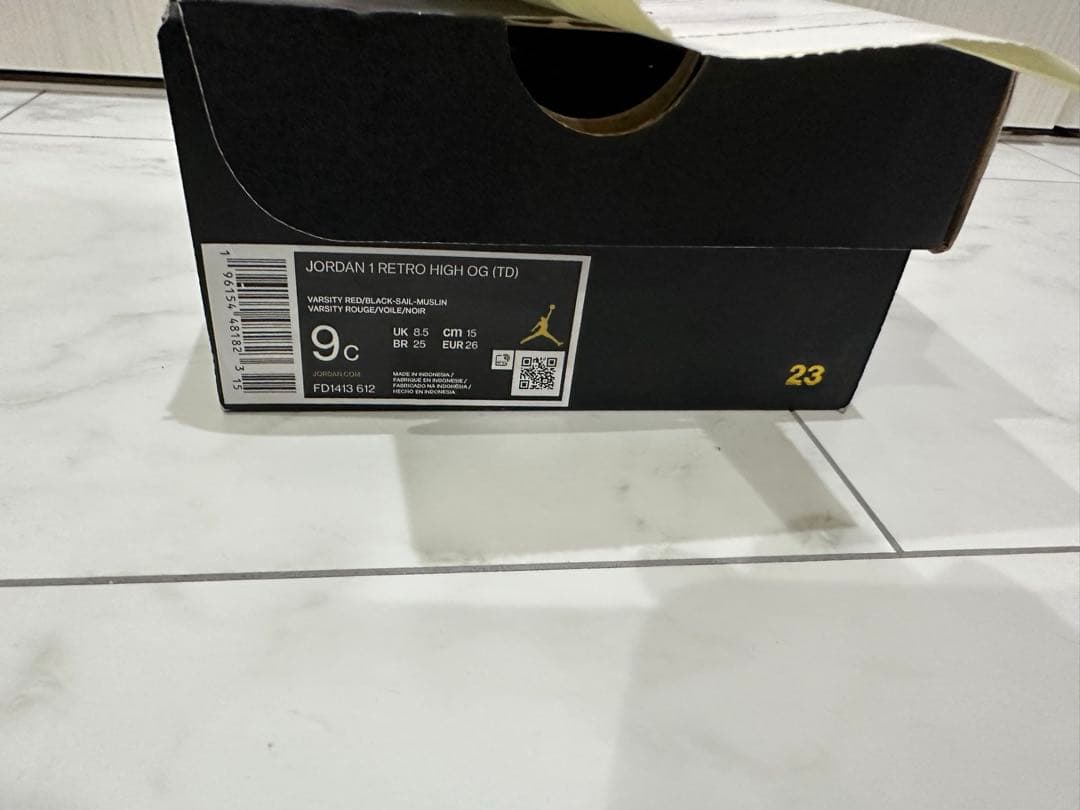 その他 Jordan1 Chicago Lost and Found TD