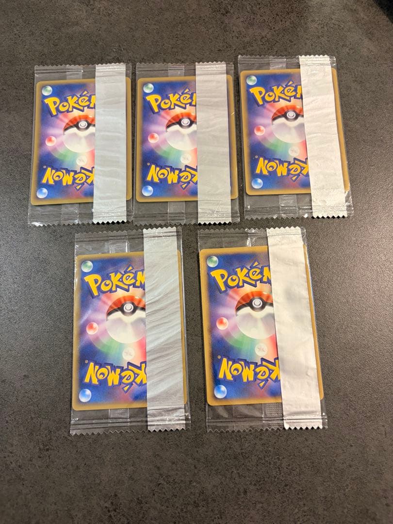 ポケモンカード　明治　プロモ　未開封　5枚セット