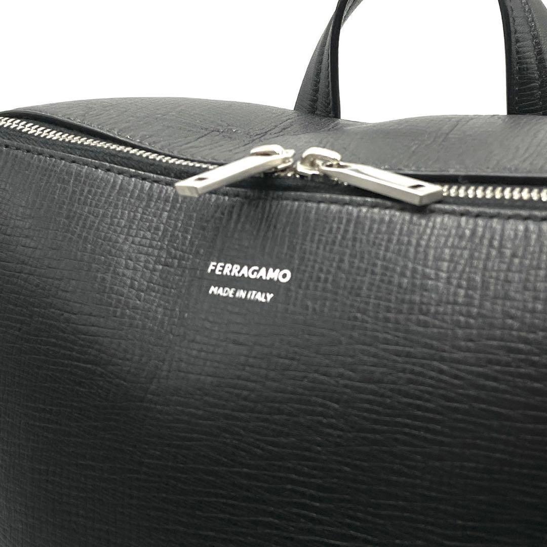 極美品/現行モデル● フェラガモ リュック バックパック ブラック レザー