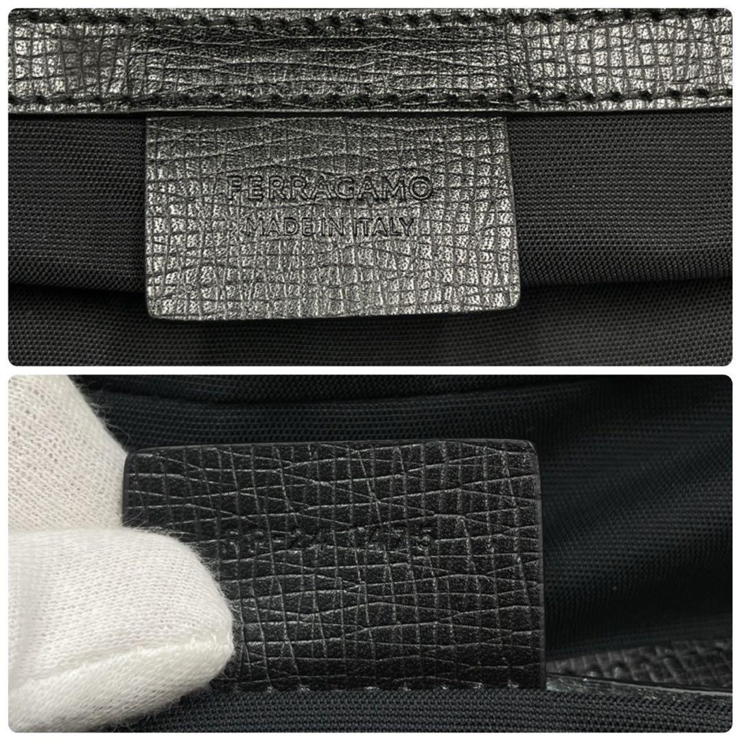 極美品/現行モデル● フェラガモ リュック バックパック ブラック レザー