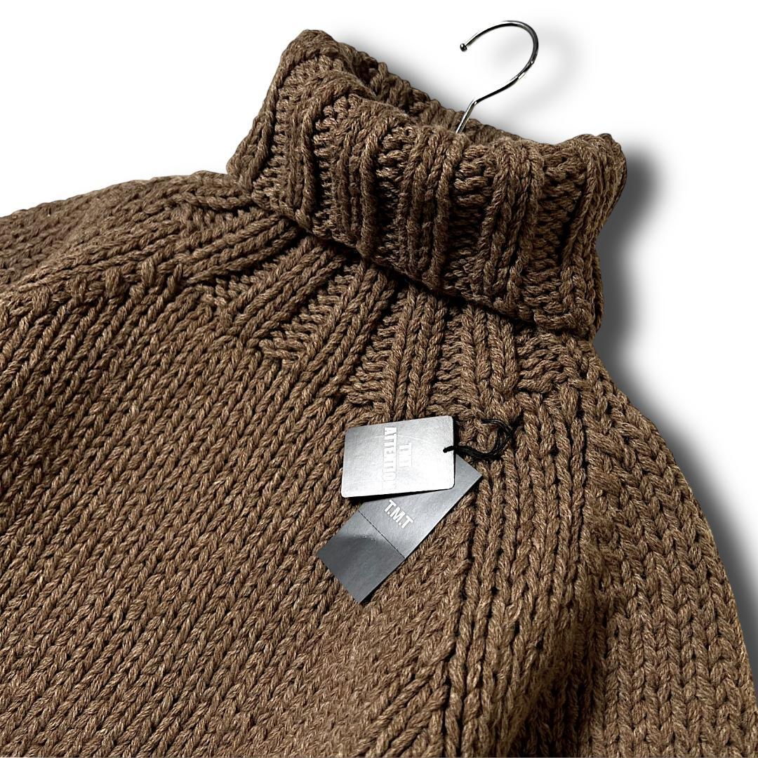 L TMT タートルネック セーター ニット ウール100％ 定価49500円