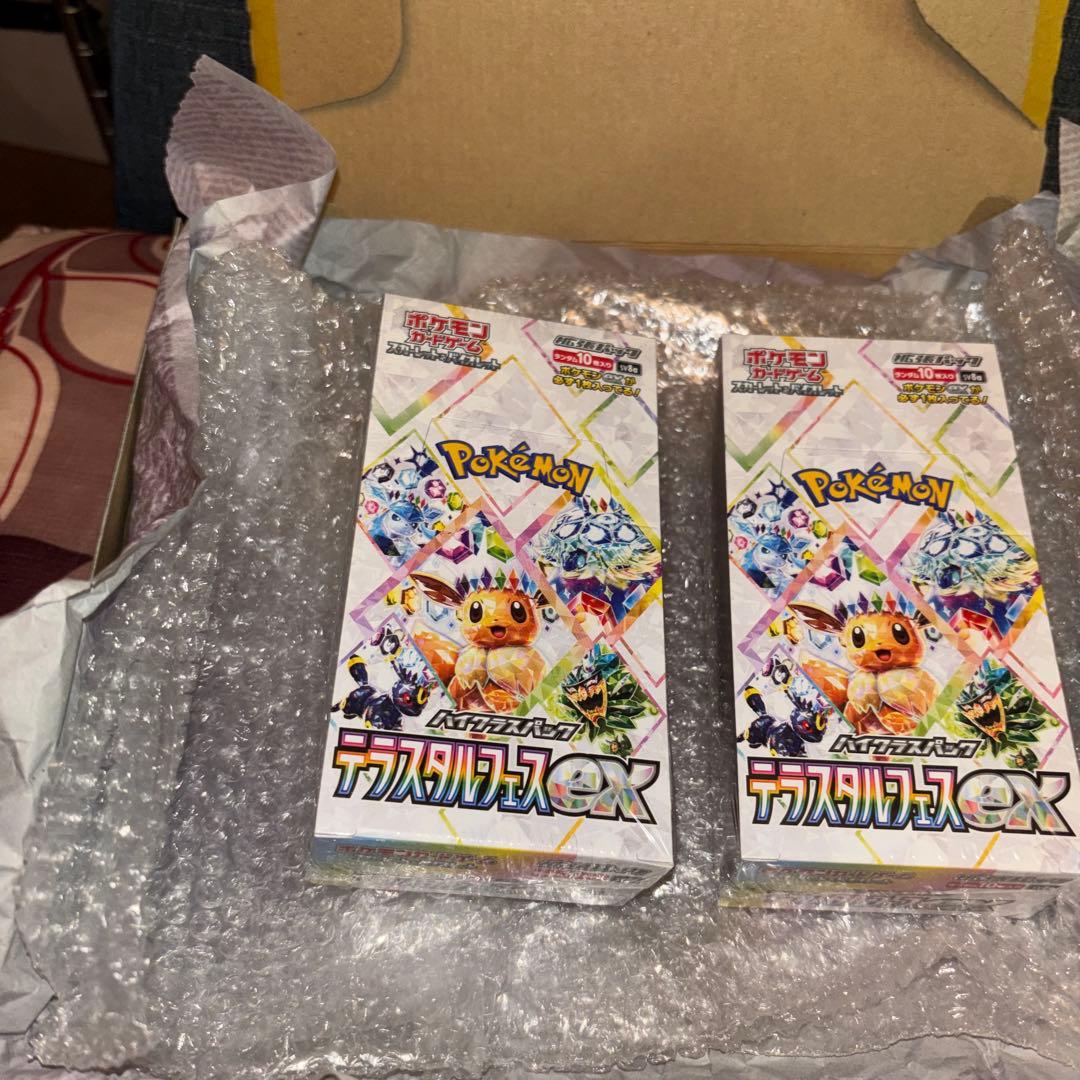 ポケモン　テラスタルフェスex 拡張パック　未開封 シュリンク付き 1ボックス
