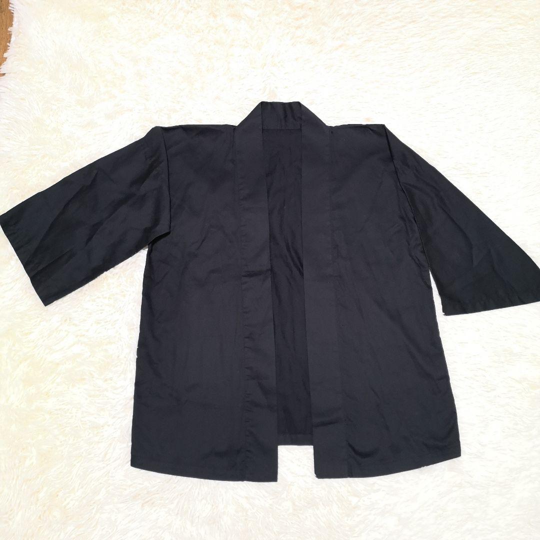 和ROBE Trove 羽織り　ジャケット　ノーカラー　袴　甚平　黒　2
